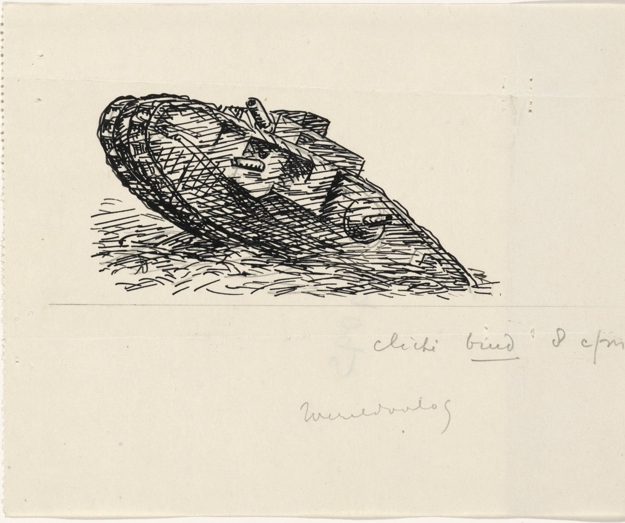 El tanque sube una colina de Leo Gestel