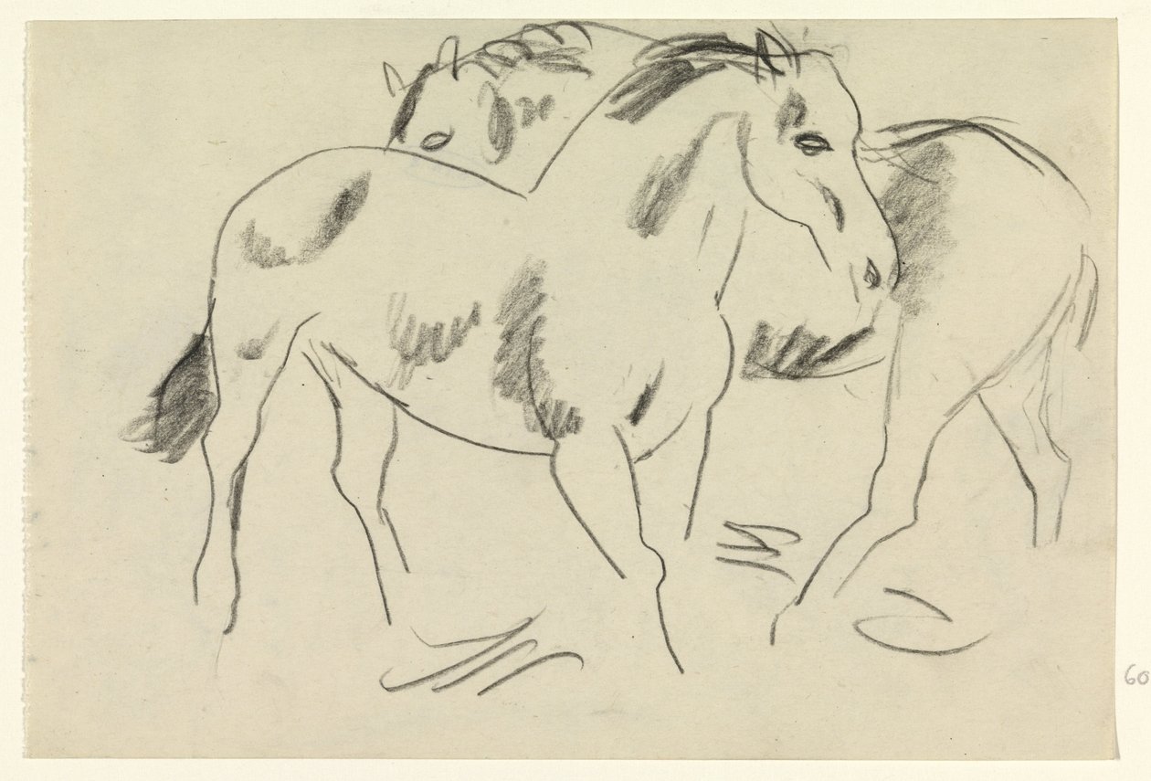 Dos caballos de Leo Gestel