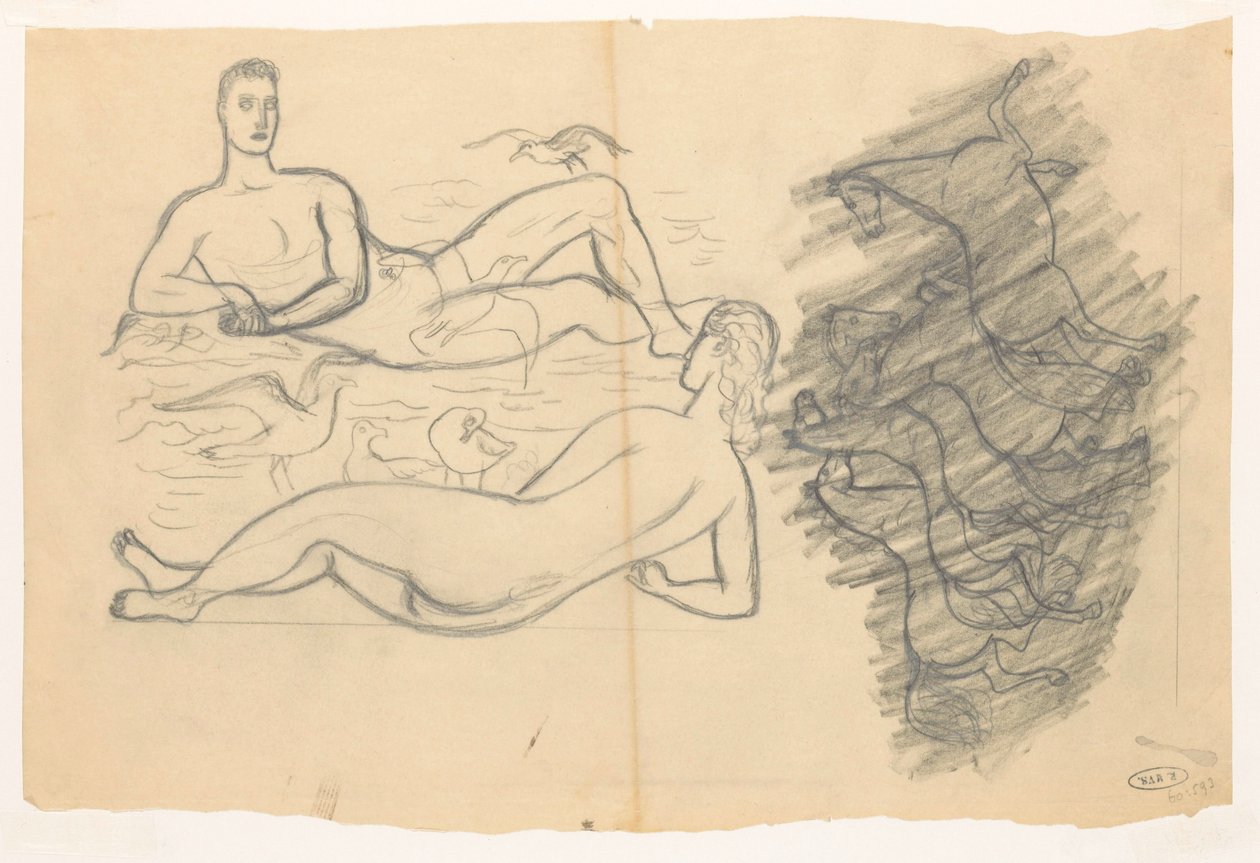 Cinco caballos de Leo Gestel