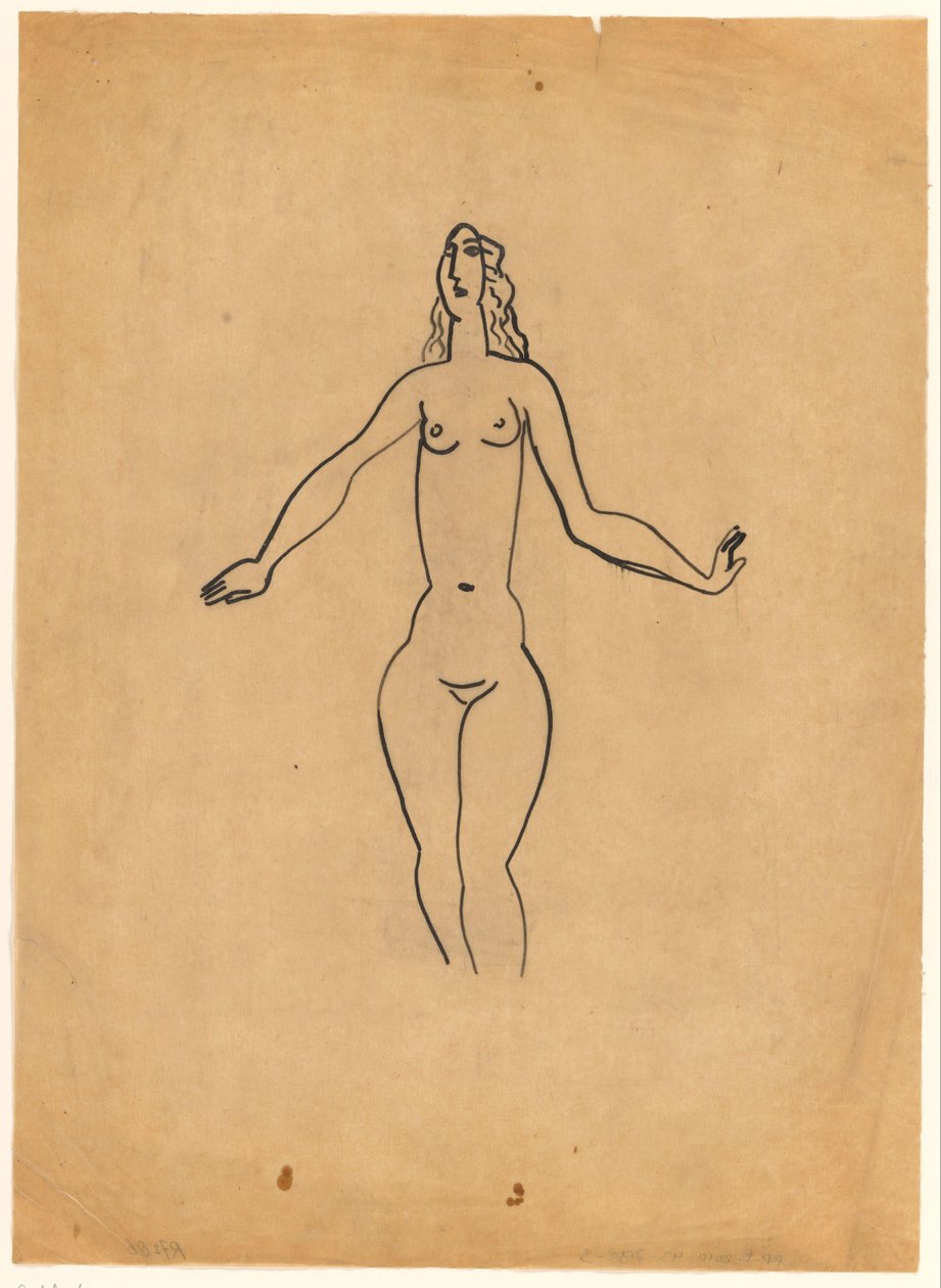 Weiblicher Akt de Leo Gestel