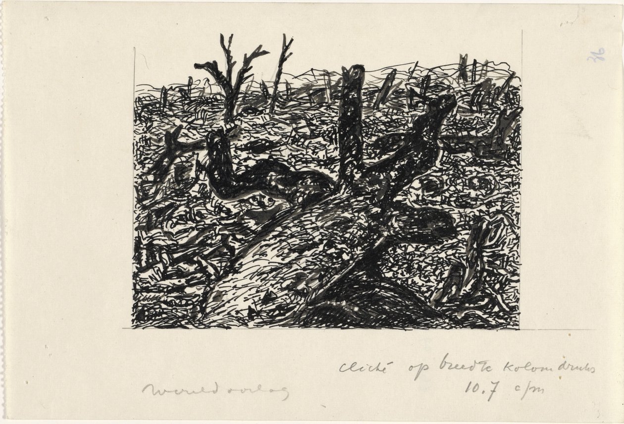 Guerra Mundial (título en el objeto) de Leo Gestel