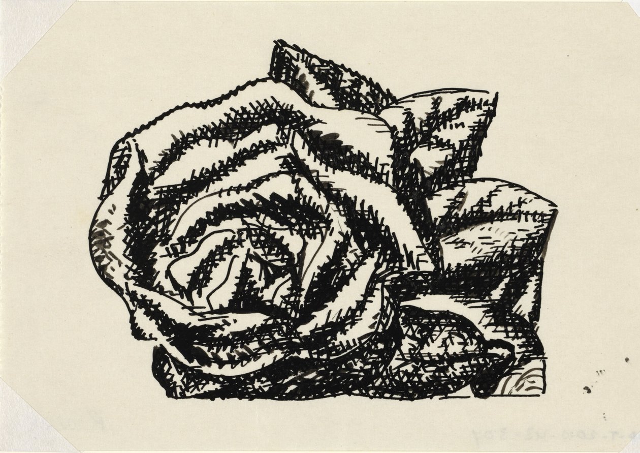 Sin título (rosa)
Viñeta para la biografía de Gestel por el Prof. W. van der Pluym de Leo Gestel