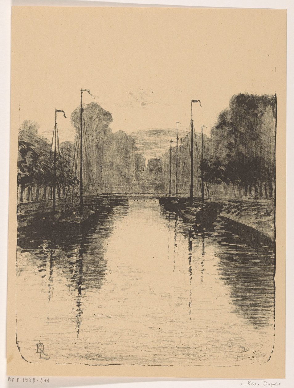 Singel, Utrecht (título original del objeto) de Leo Klein von Diepold