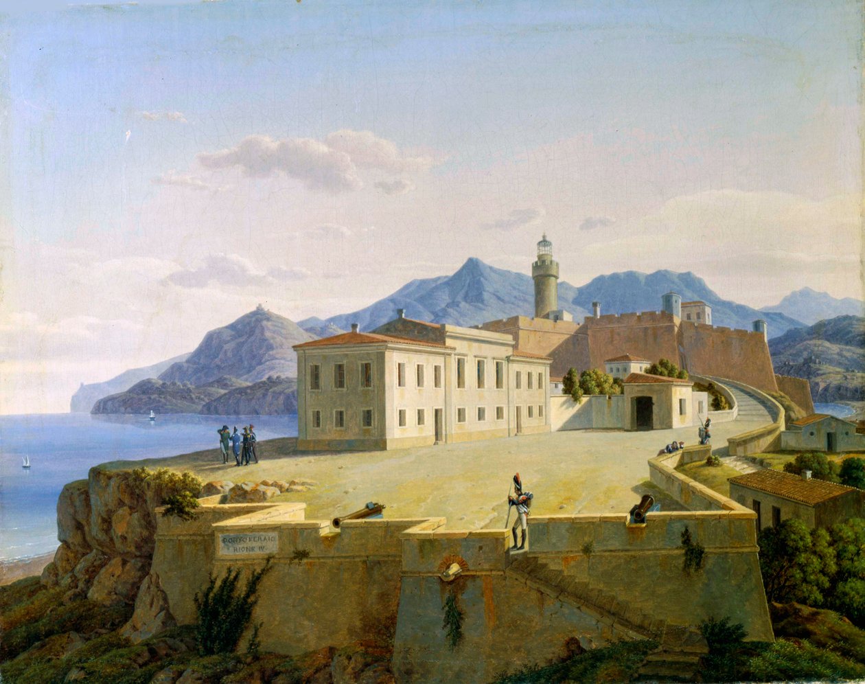 Napoleón Bonaparte en Portoferraio de Leo von Klenze
