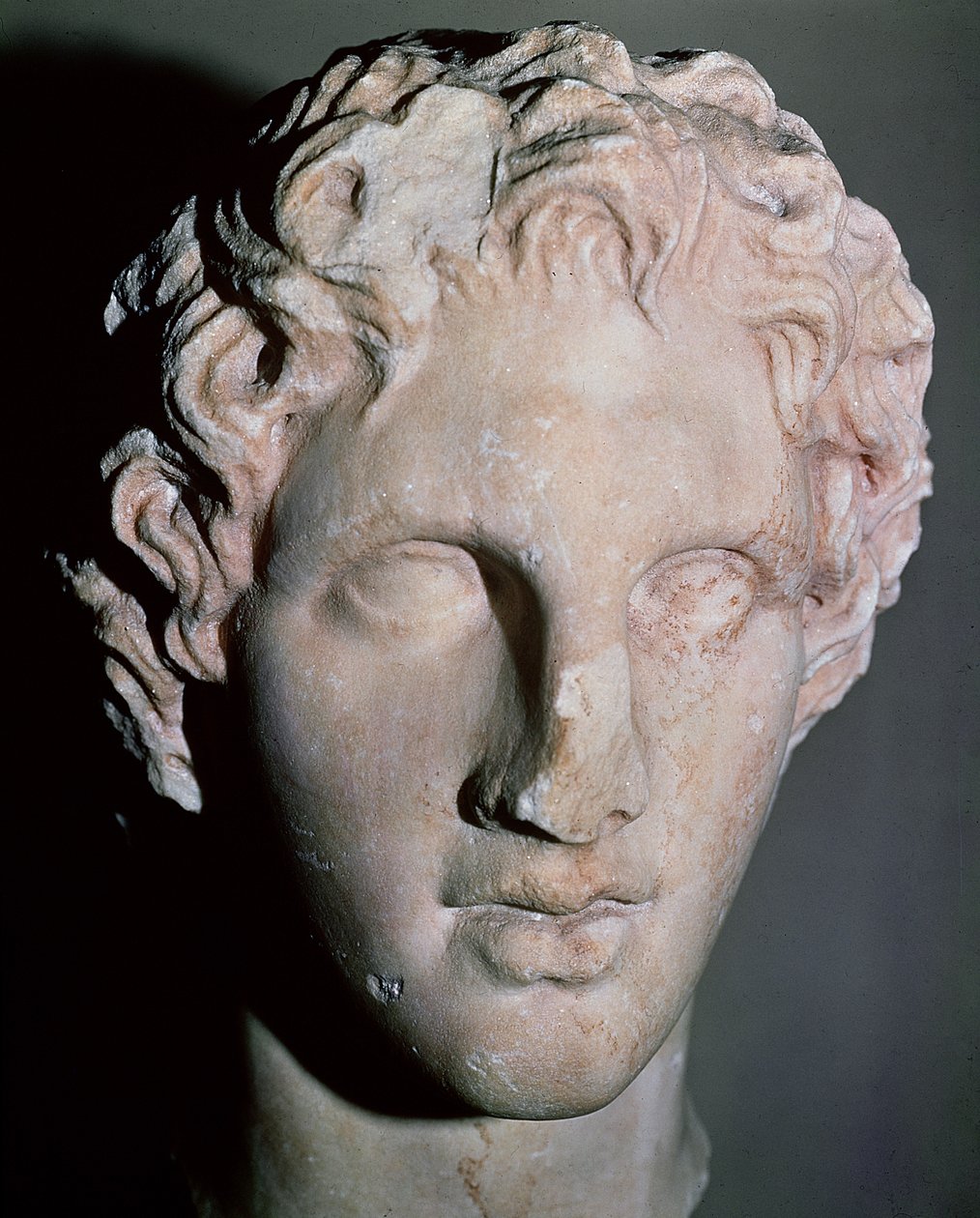 Cabeza de Alejandro Magno (356-323 a.C.) de Leochares Leochares
