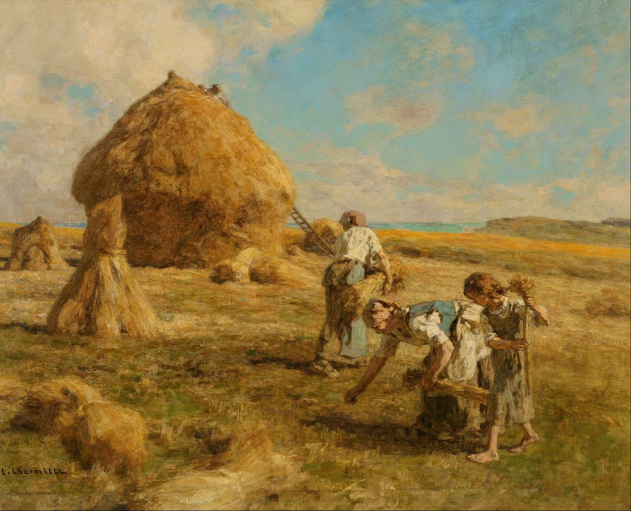 Mujeres espigadoras de Leon Augustin Lhermitte