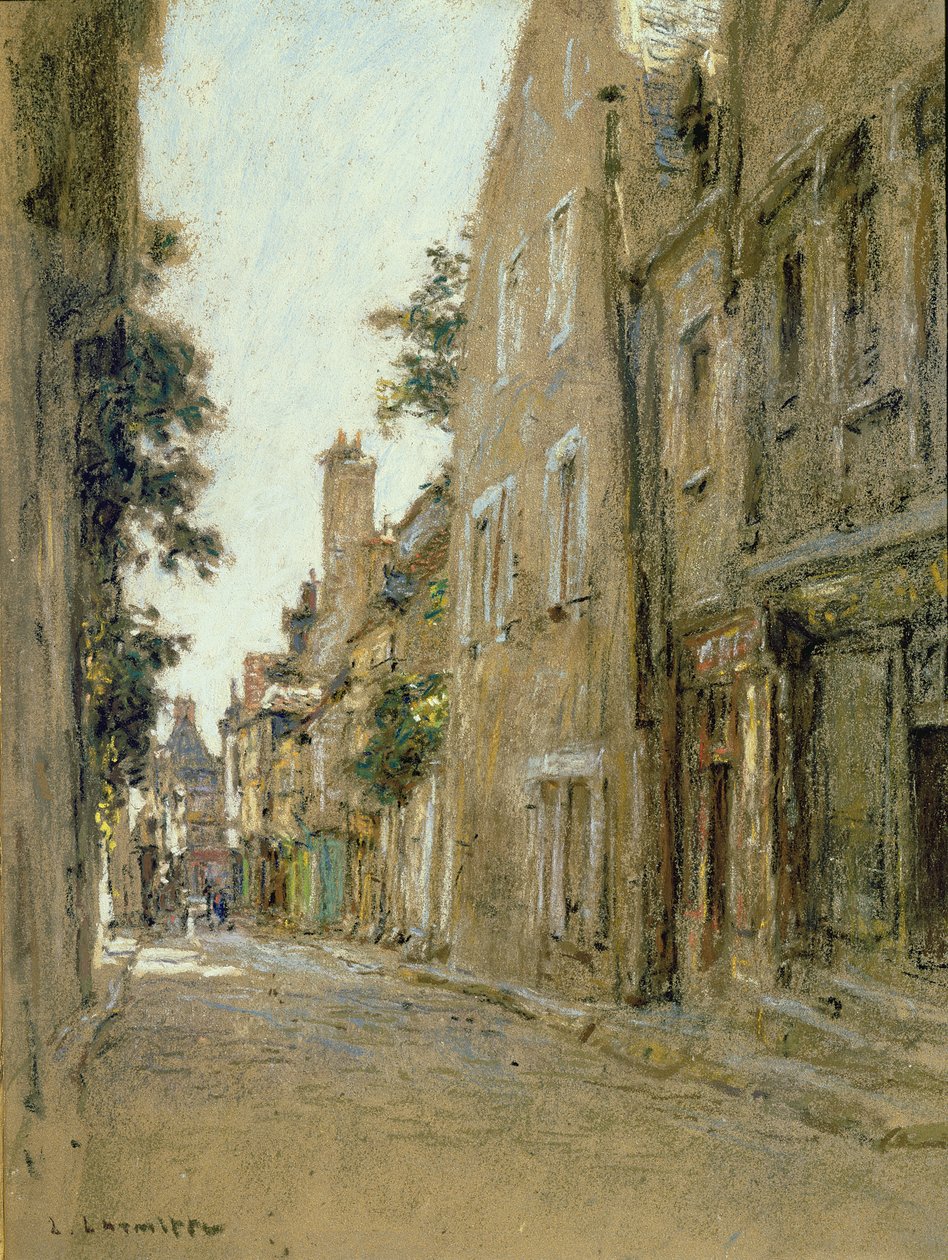 Rue Coursarlon, Bourges, c.1890 de Leon Augustin Lhermitte