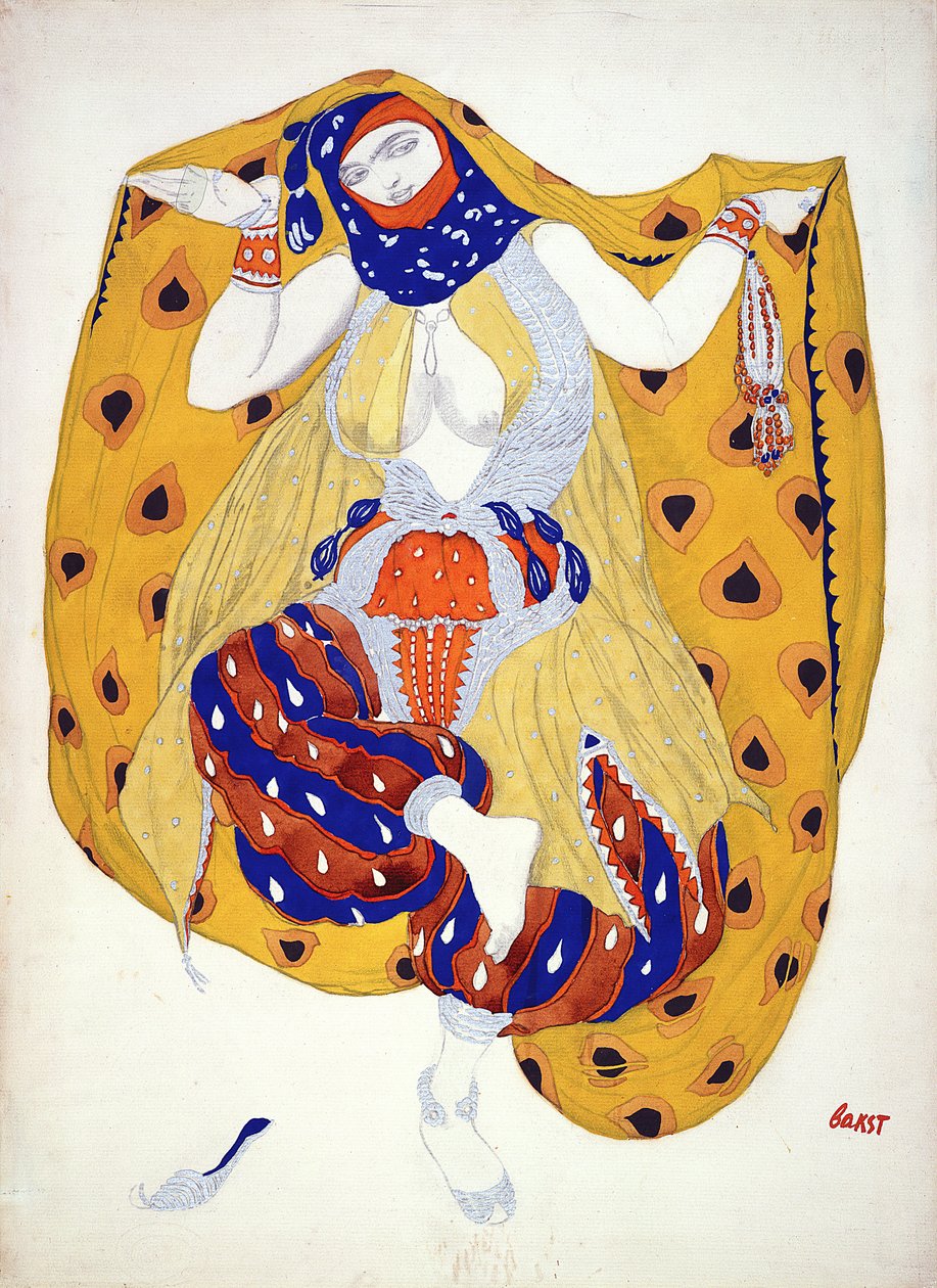 Diseño de vestuario para una bailarina en 