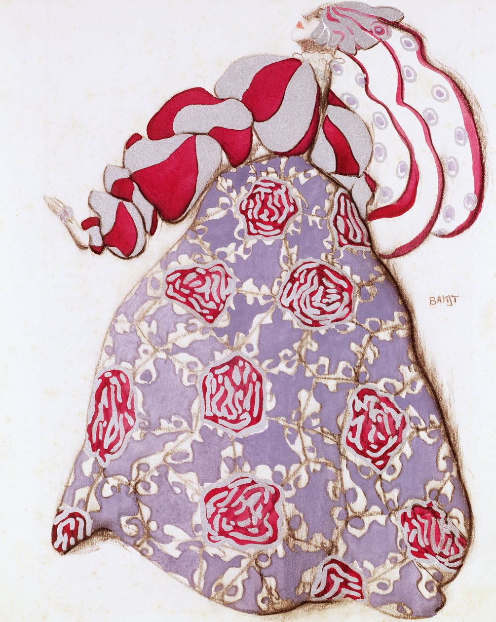 Diseño de vestuario para el ballet La Leyenda de José de Leon Bakst