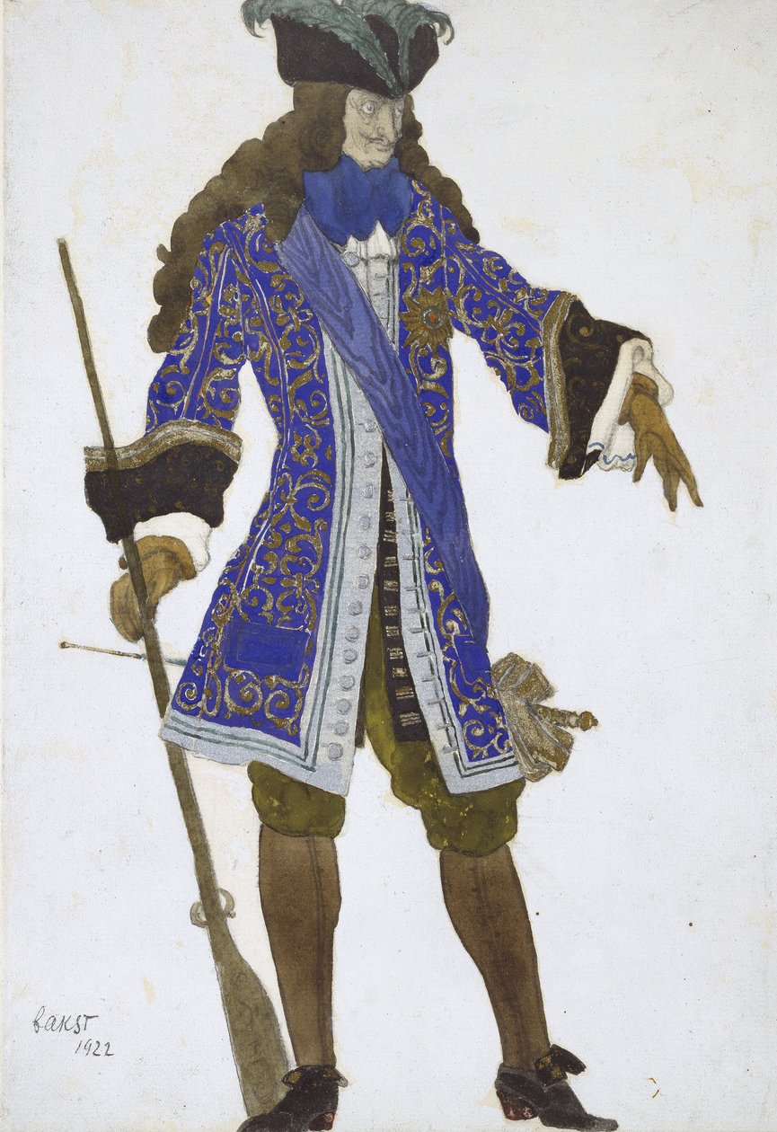 Diseño para el Traje del Conde en el Acto III de 