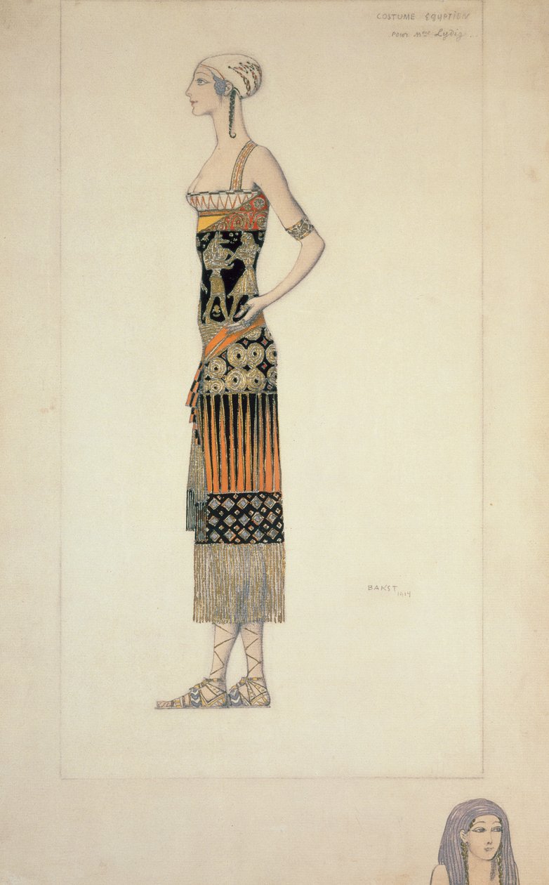 Traje Egipcio de Leon Bakst