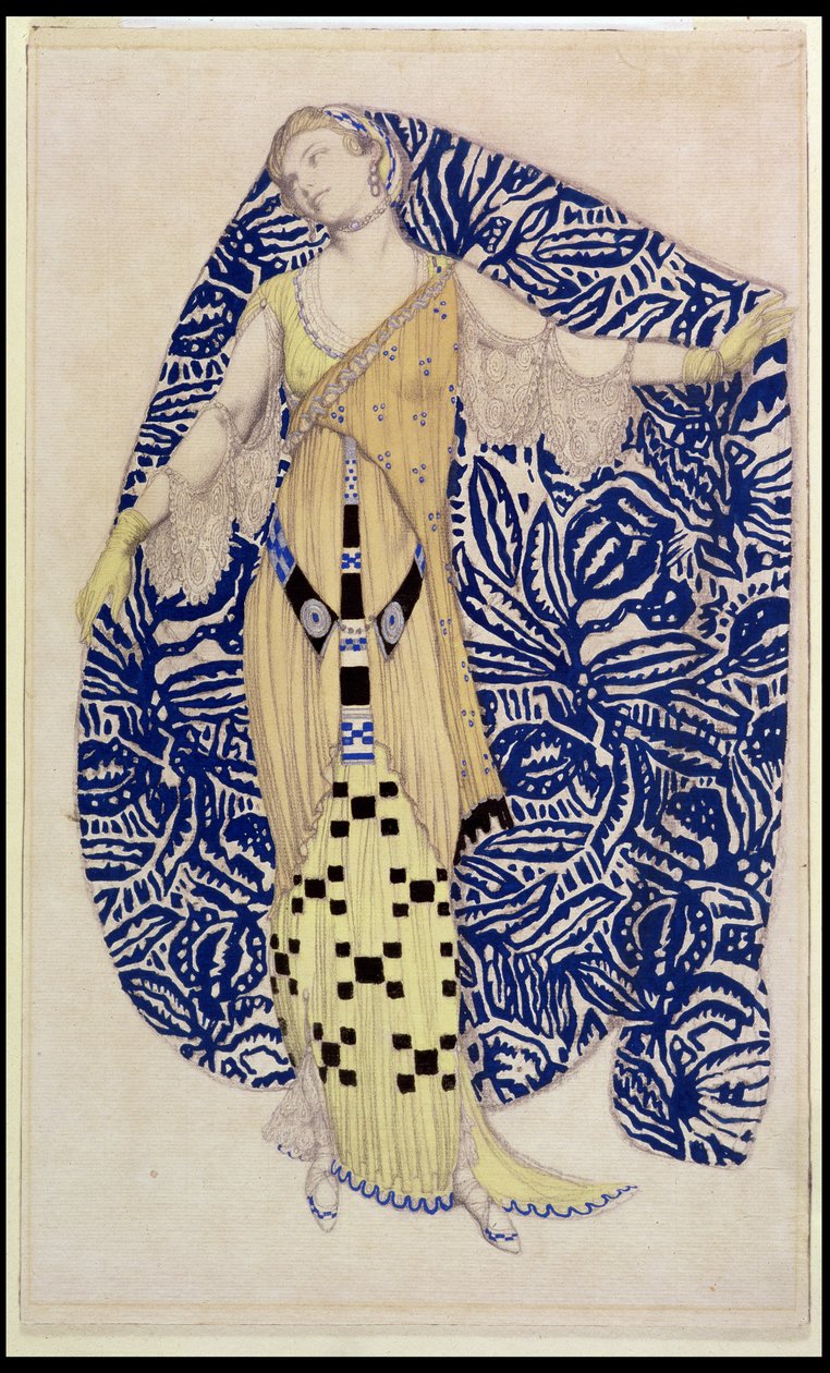 Vestido moderno, Dione, 1910 de Leon Bakst