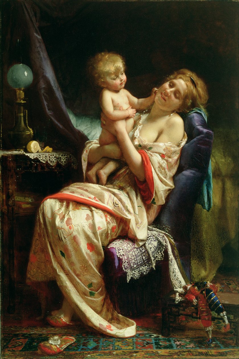 Maternidad, 1873 de Leon Bazile Perrault