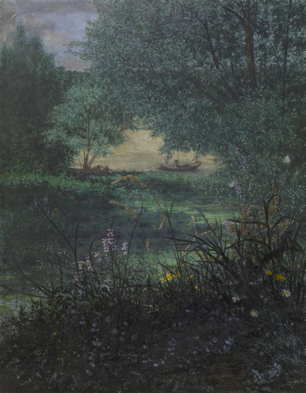 Pescador, 1865 de Léon Bonvin