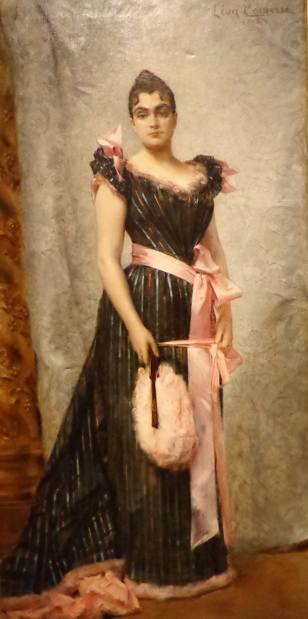 Retrato de la esposa del artista de Leon Francois Comerre