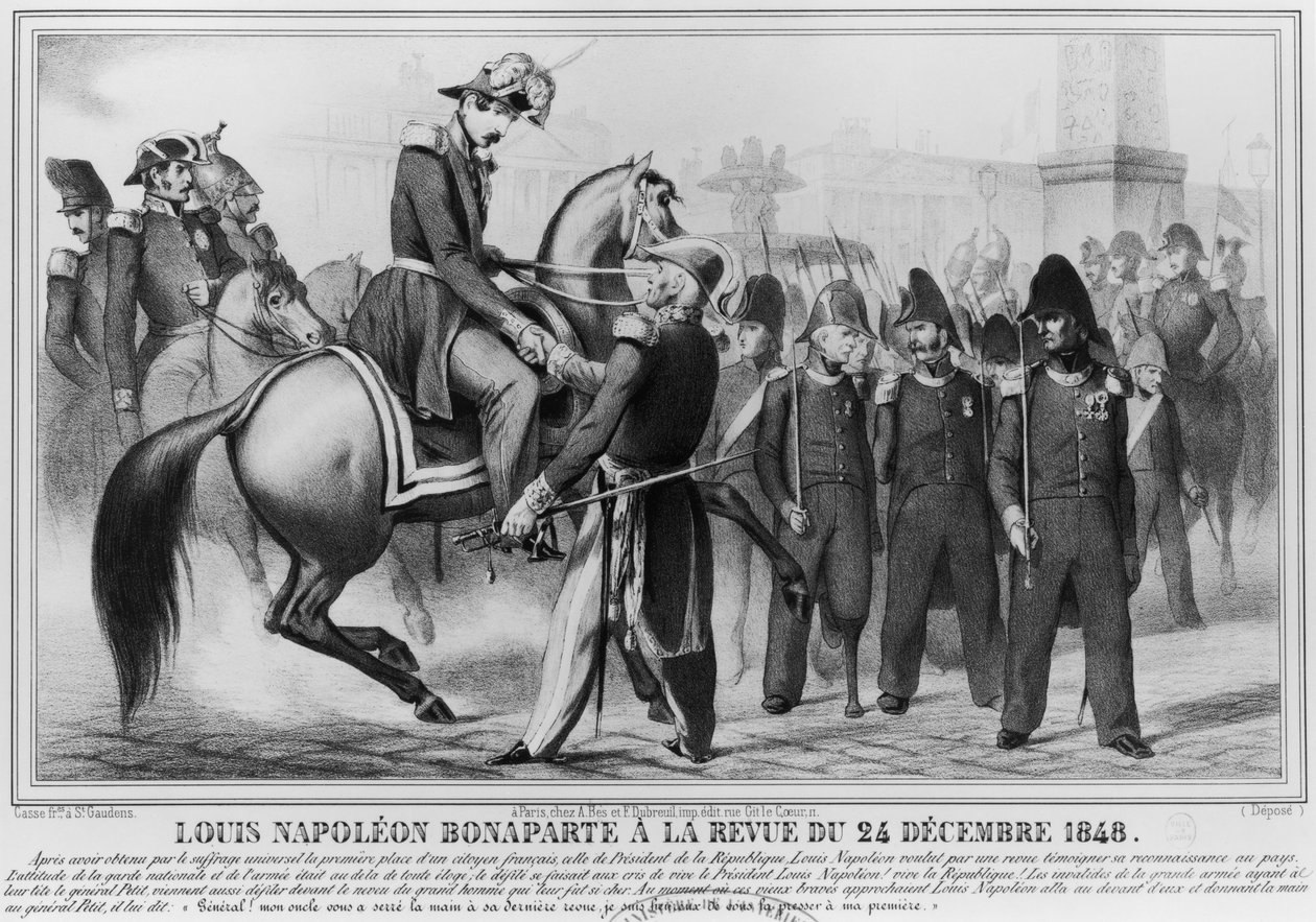 Luis Napoleón Bonaparte III (1808-73) elegido Presidente de la República, 20 de diciembre de 1848 de Leon Henri Antoine Loire