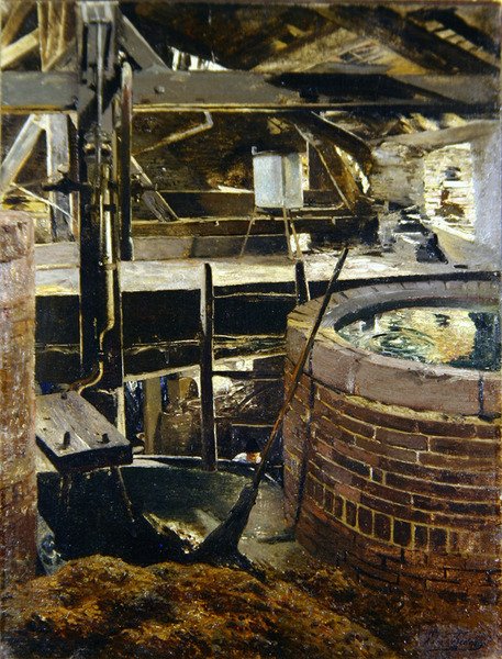 La vieja cervecería, 1895 de Leon Henri Marie Frederic