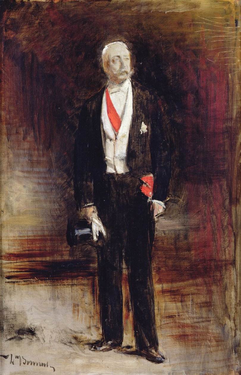 Estudio para el retrato de Félix Faure de Leon Joseph Florentin Bonnat
