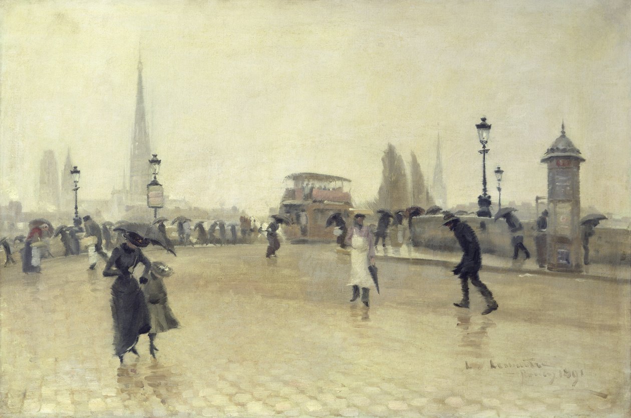 El Puente Corneille, Ruan, 1891 de Léon Jules Lemaître