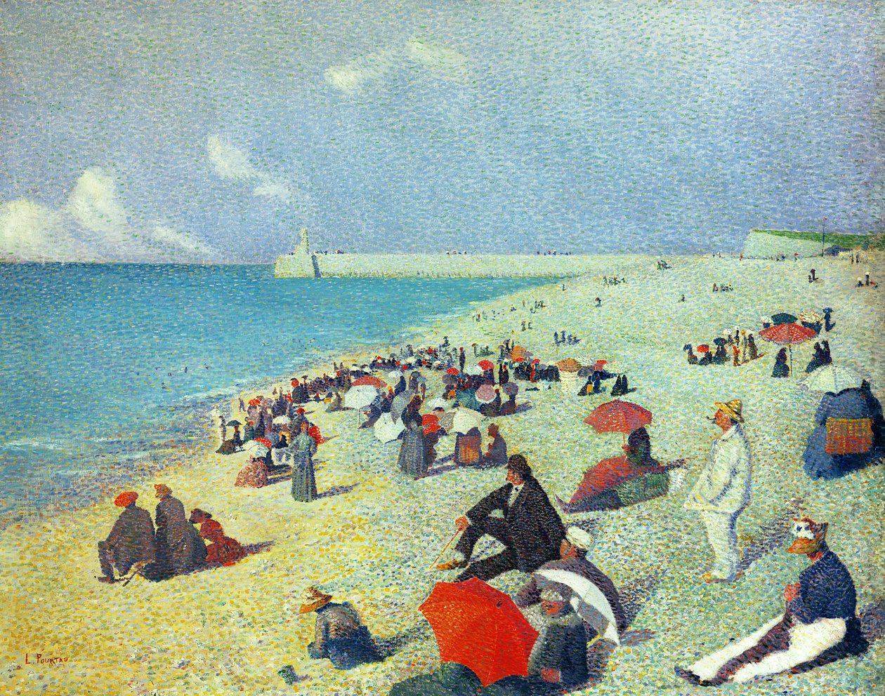 En la Playa de Leon Pourtau