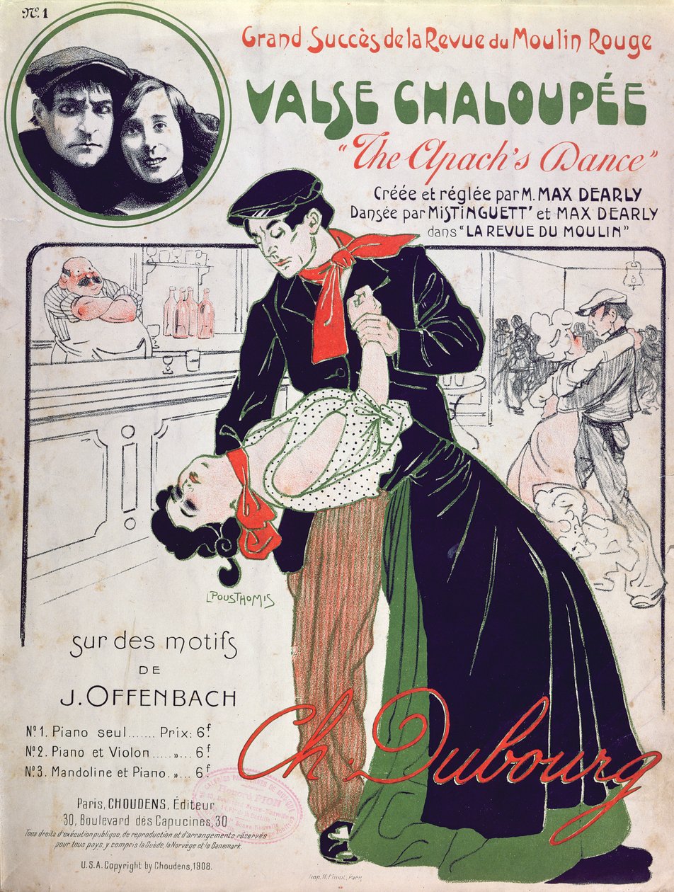 Ilustración de la portada de la partitura musical para 
