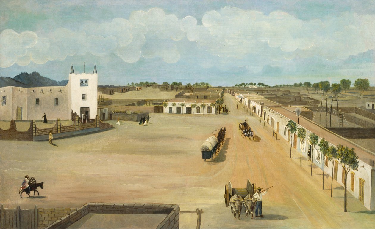 Plaza Vieja de Mesilla de Leon Trousset