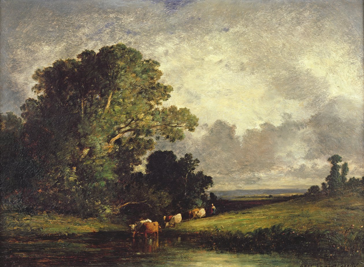 El Lugar de Riego, Fontainebleau de Leon Victor Dupre