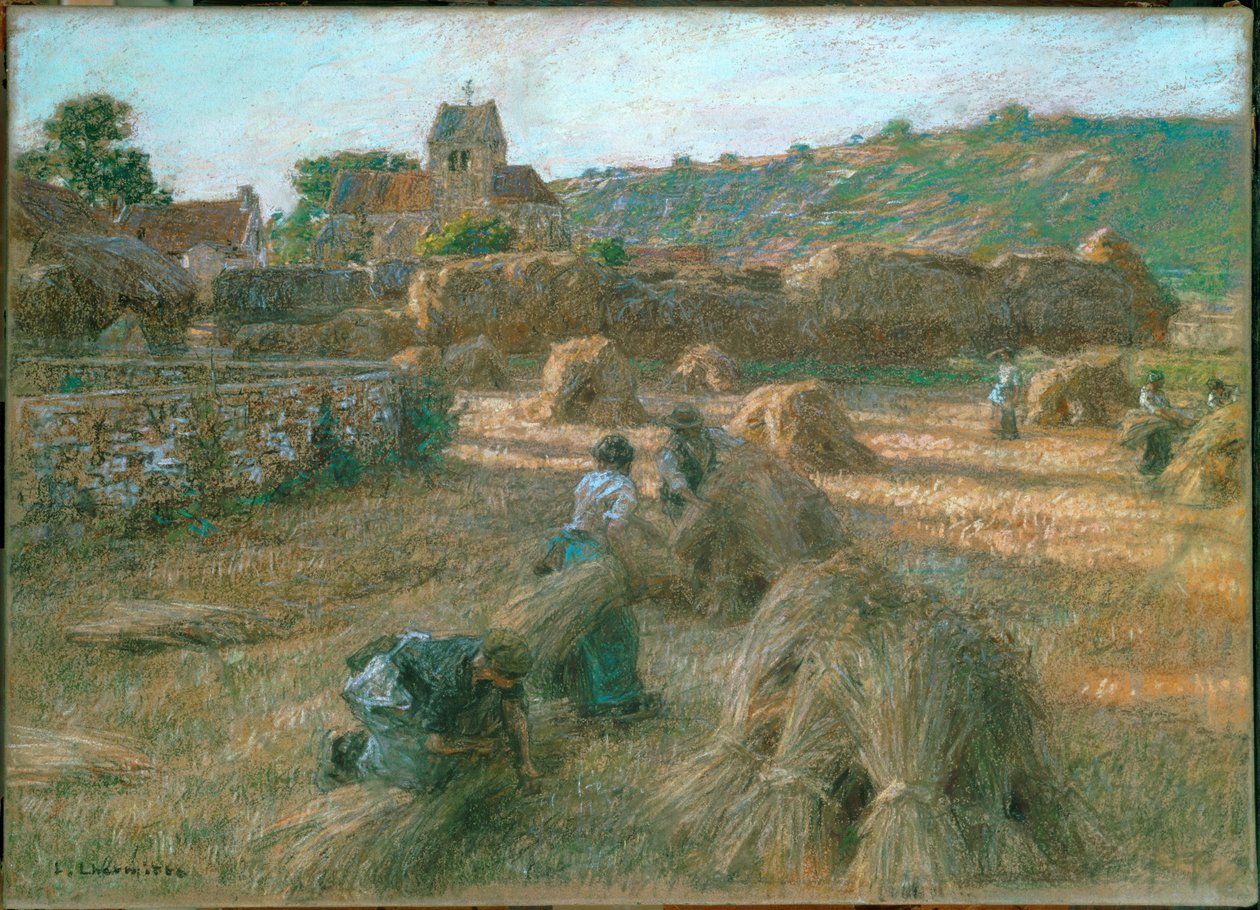 Gavillas de encuadernación de Leon Augustin Lhermitte