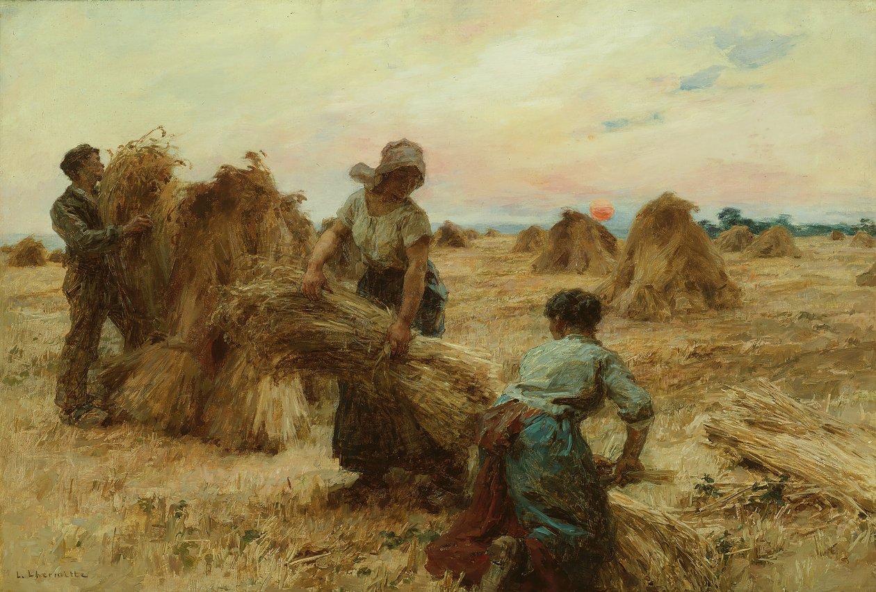 Los cosechadores, 1888-89 de Leon Augustin Lhermitte