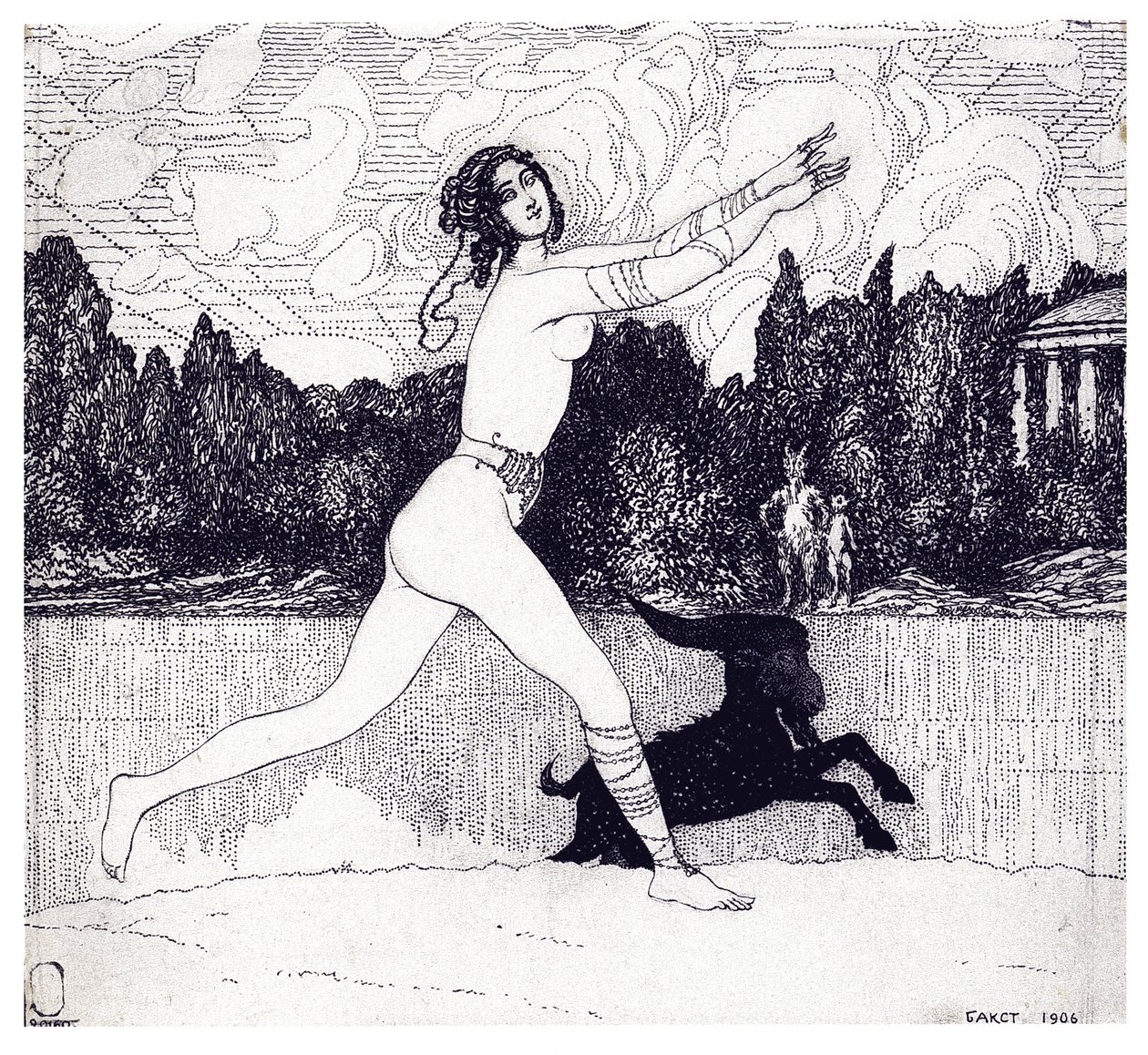 Revista Visión Antigua Zolotoe Runo 1906 no. 4, 1906 de Leon Bakst