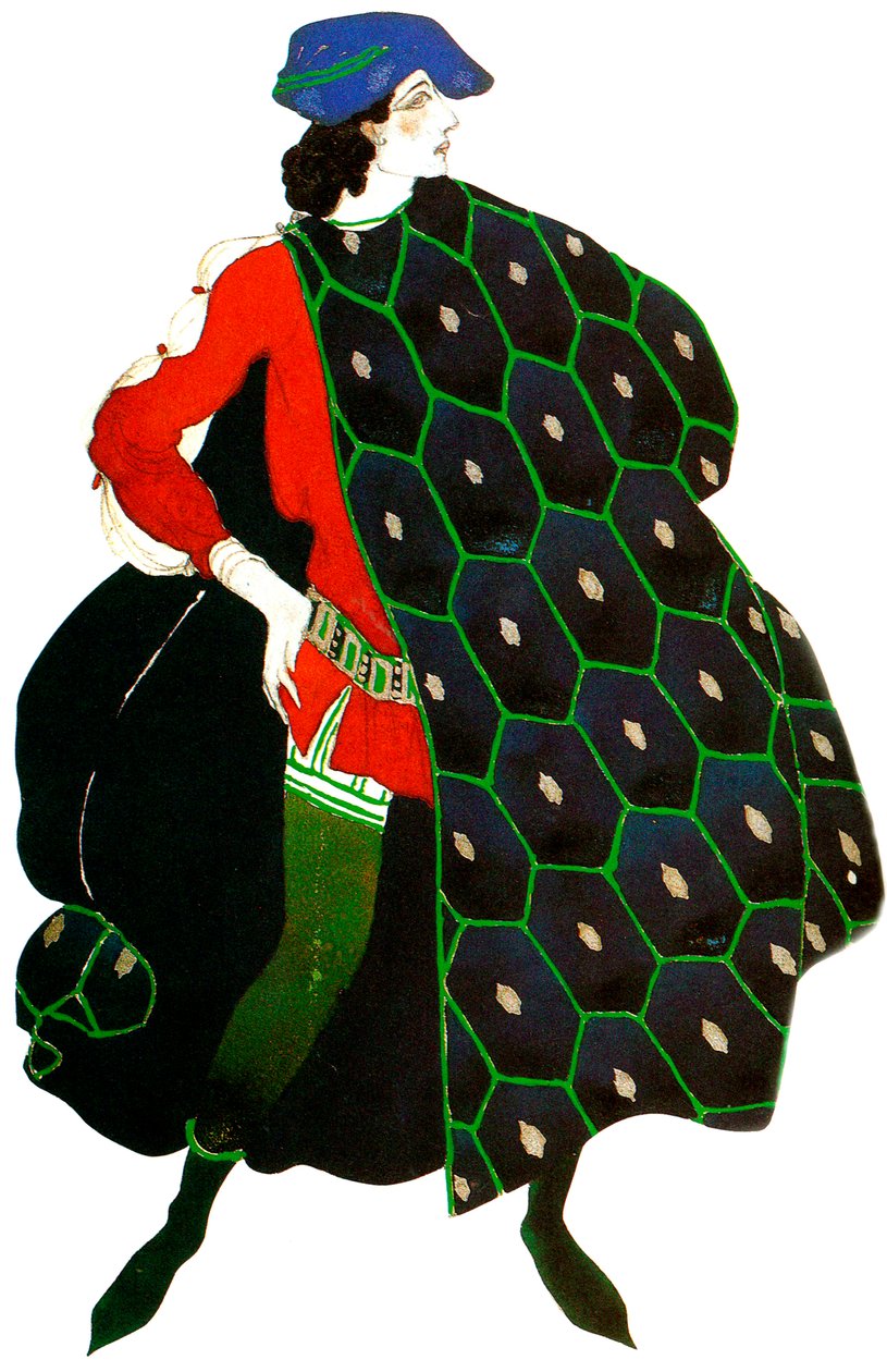 Diseño de vestuario para el ballet El Martirio de San Sebastián de Gabriele d