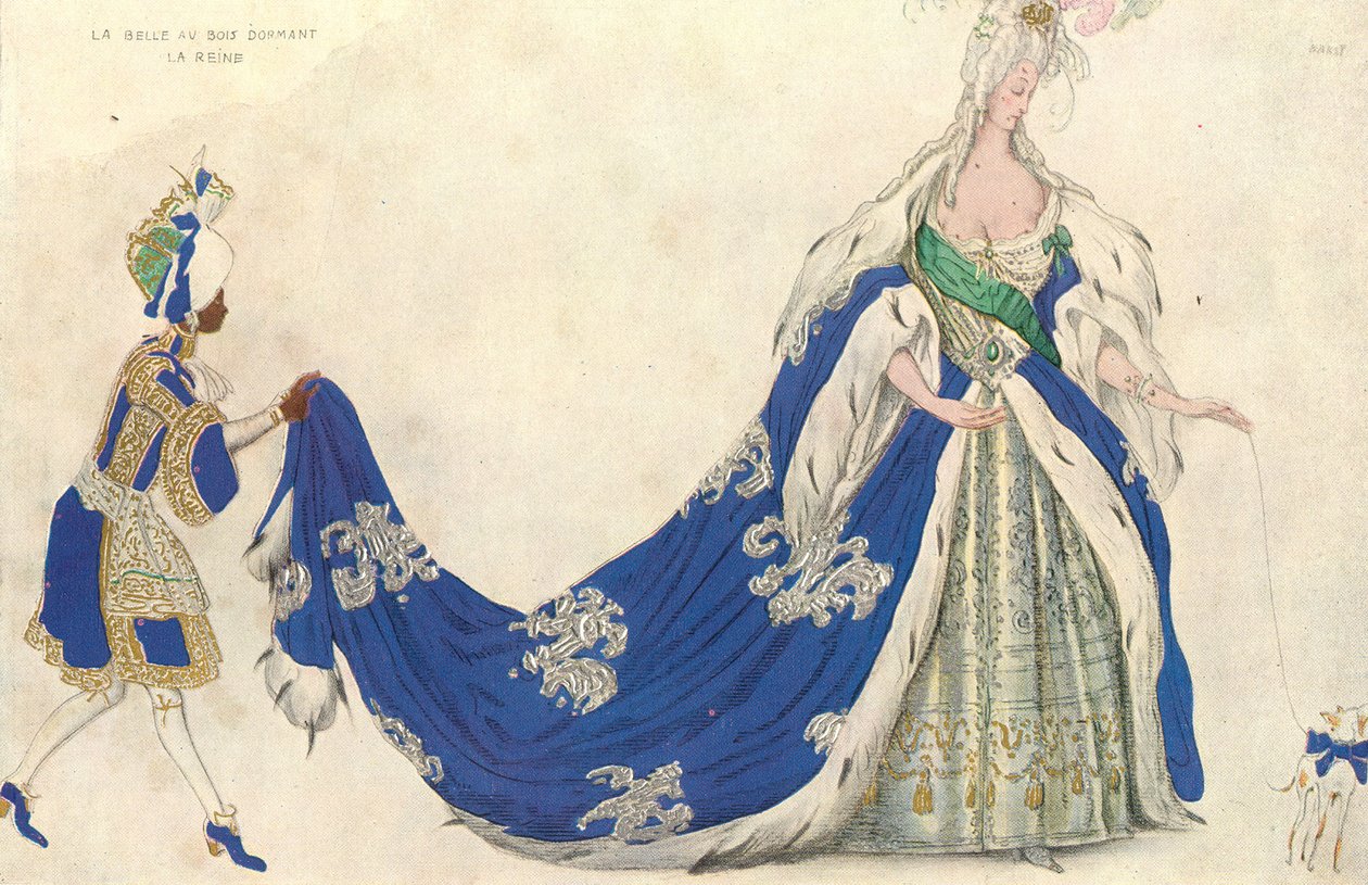 Diseño de vestuario para la Reina en 