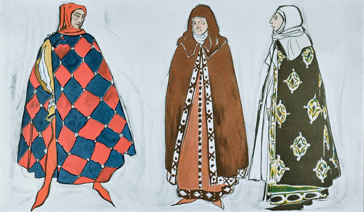 Diseños de vestuario para 