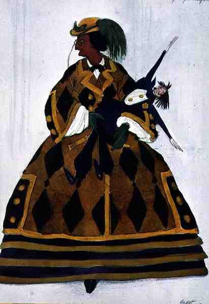 Vestuario para la Inglesa, de La Boutique Fantastique de Leon Bakst