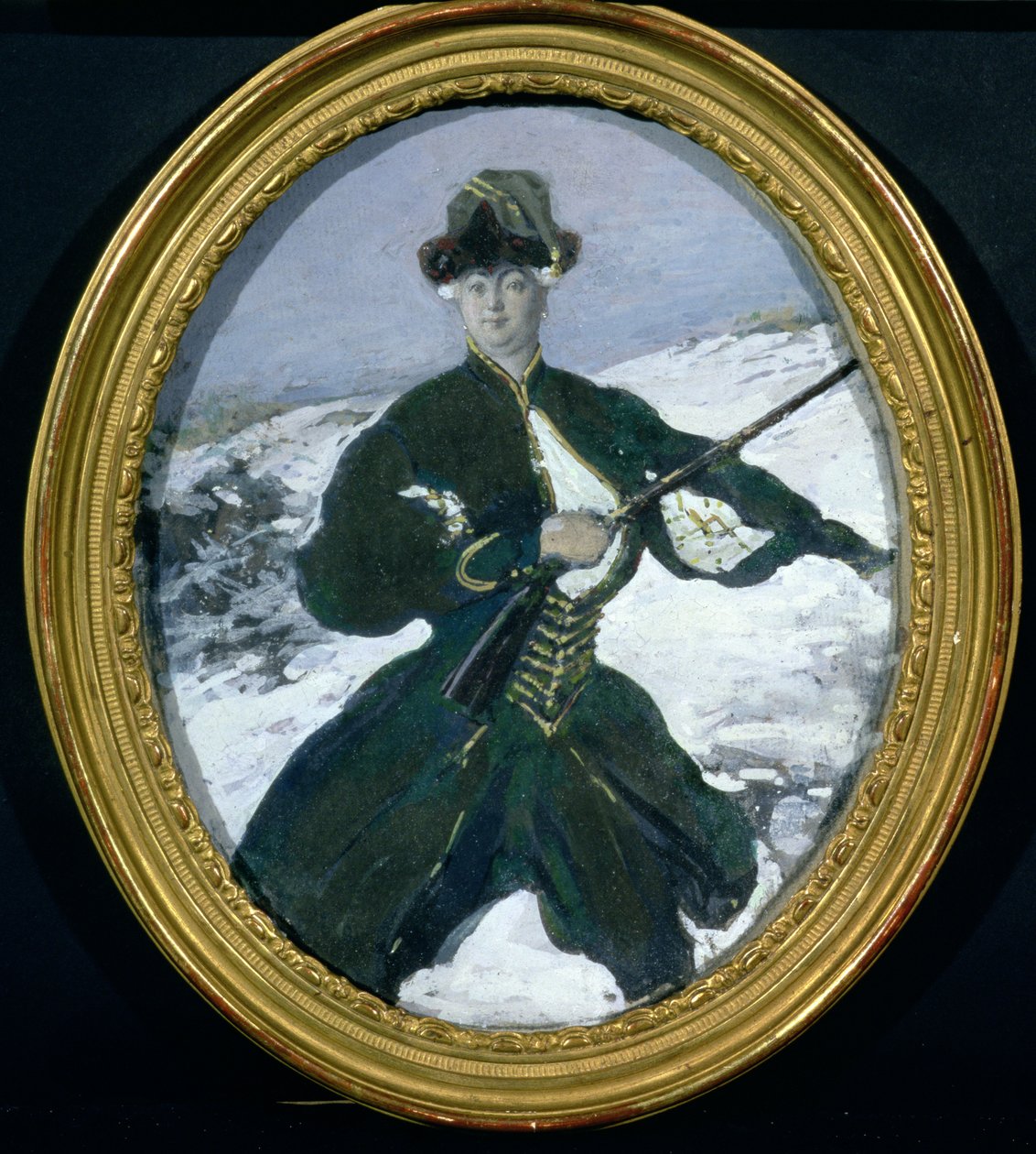 Emperatriz Isabel (1709-61) cazando, 1902 de Leon Bakst