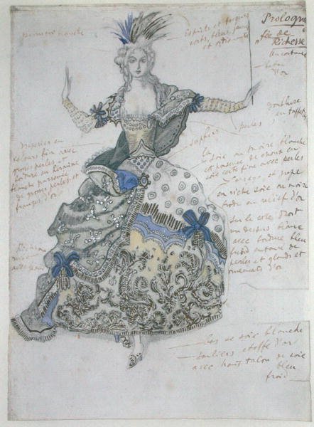 La Belle au Bois Dormant, diseño de vestuario para 