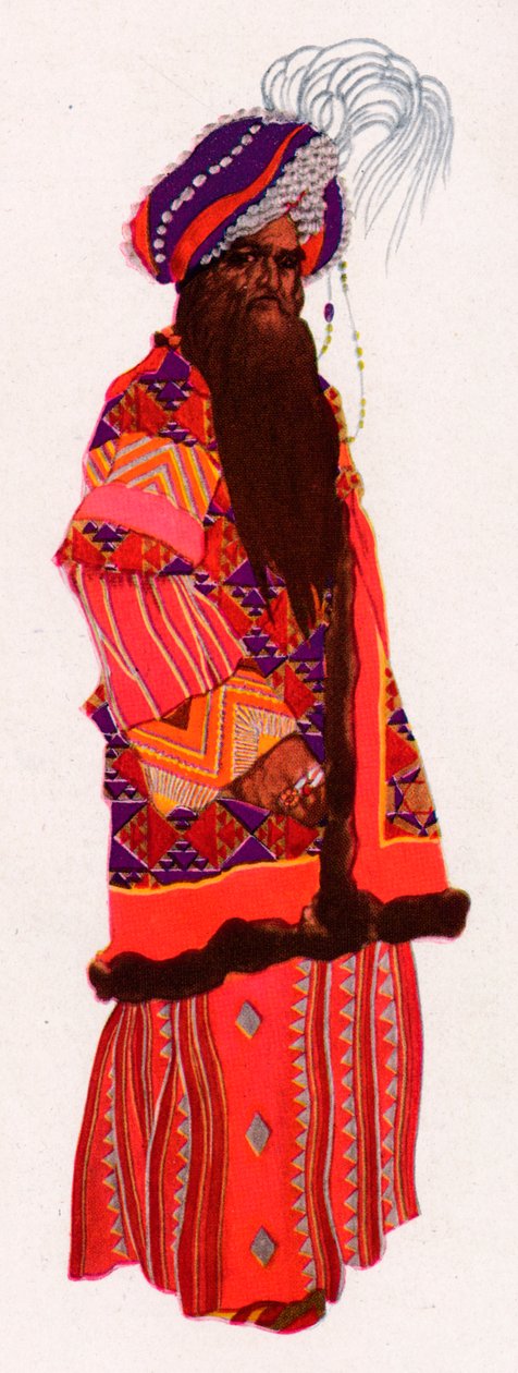 Le Sultan Samarcande, 1922, 1923 de Leon Bakst