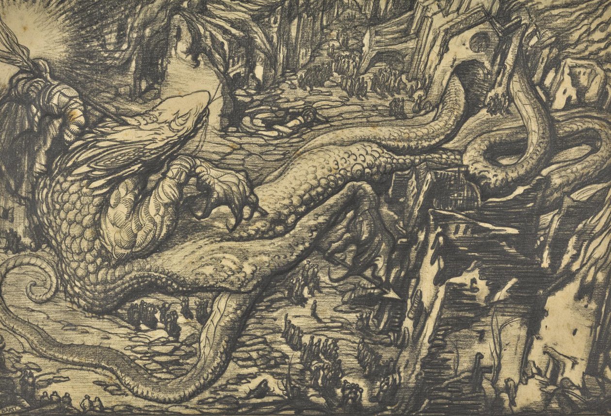 El monstruo de la guerra de Leon Bakst