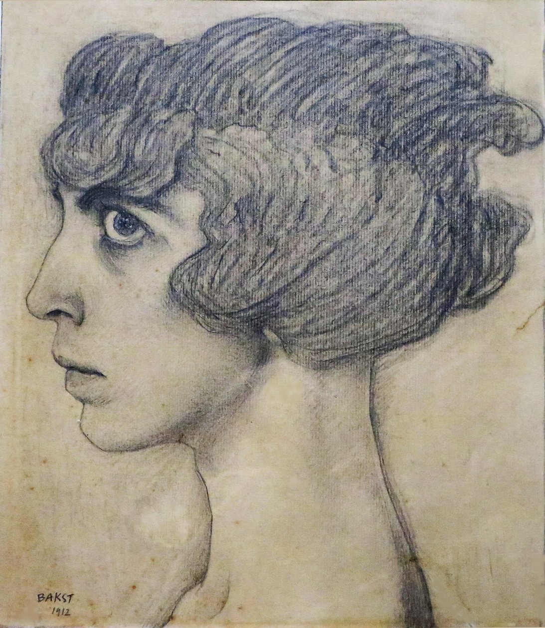 Retrato de la Marquesa Luisa Casati, 1912 de Leon Bakst