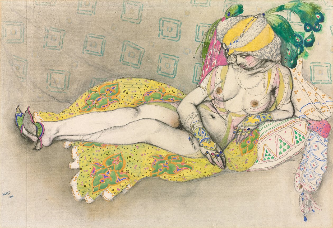 La Sultana Amarilla, 1916 de Leon Bakst