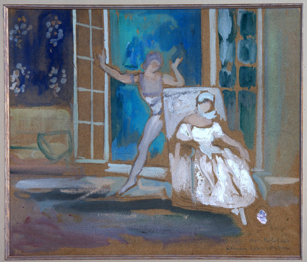 Vaslav Nijinski (1889-1950) y Tamara Karsavina (1885-1978) en el ballet 