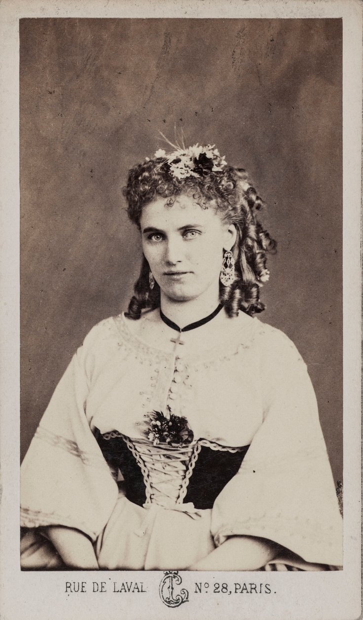 Retrato de Christine Nilsson 1843-1921 de Leon Cremiere