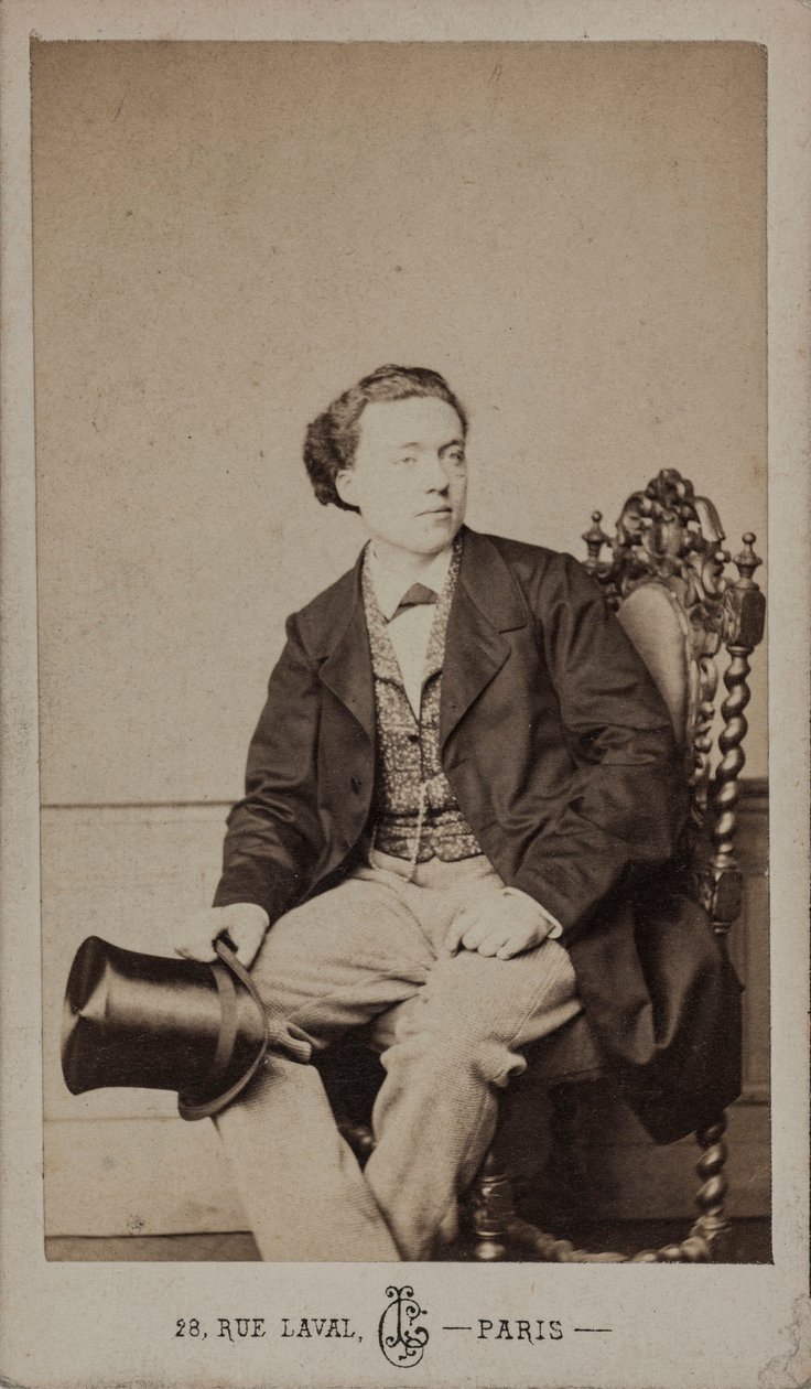Retrato del compositor Louis Diémer 1843-1919, c. 1875 de Leon Cremiere