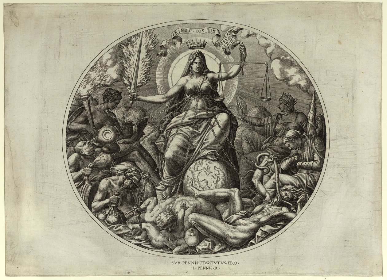 Justicia, mediados del siglo XVI de Leon Davent