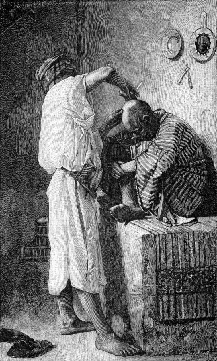 Un barbero en Estambul de Leon Joseph Florentin (after) Bonnat