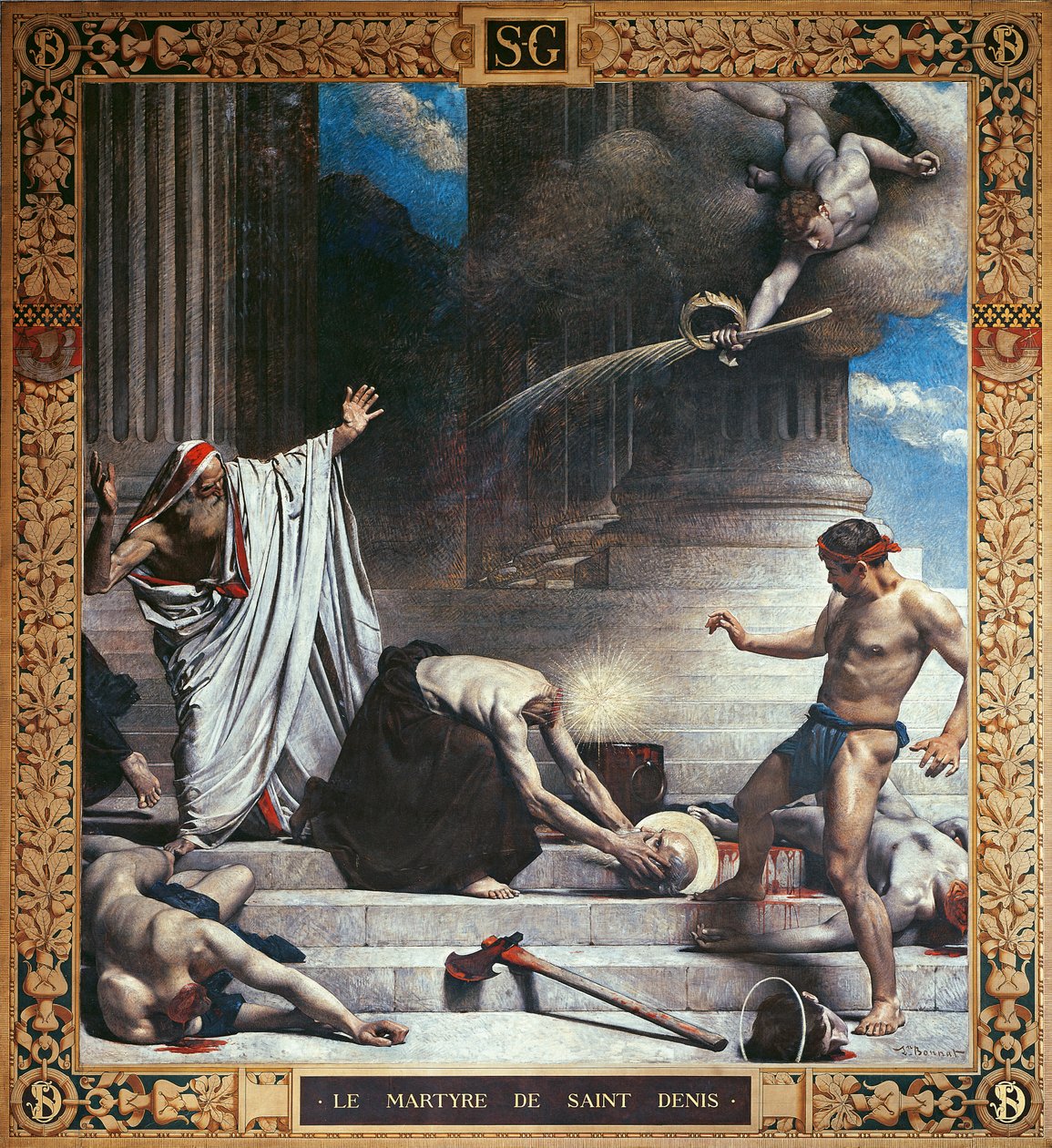 El martirio de San Denis de Leon Joseph Florentin Bonnat