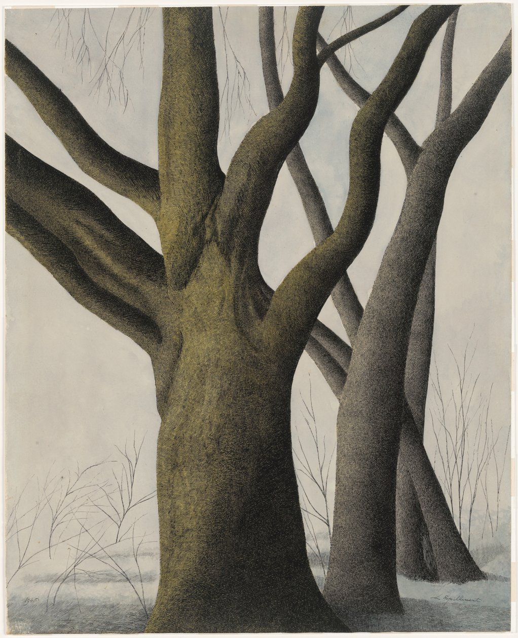 Árbol grande de Leon Spilliaert