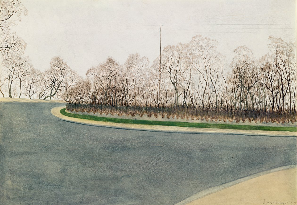 Carretera desierta de Leon Spilliaert
