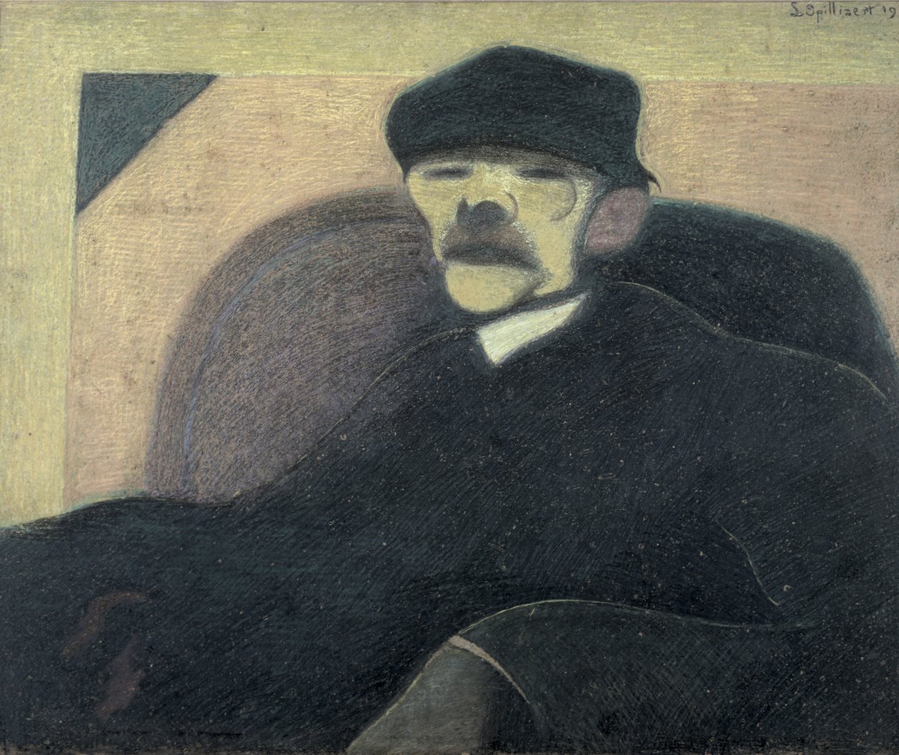 El hombre de la oreja roja, Retrato de Gorki de Leon Spilliaert