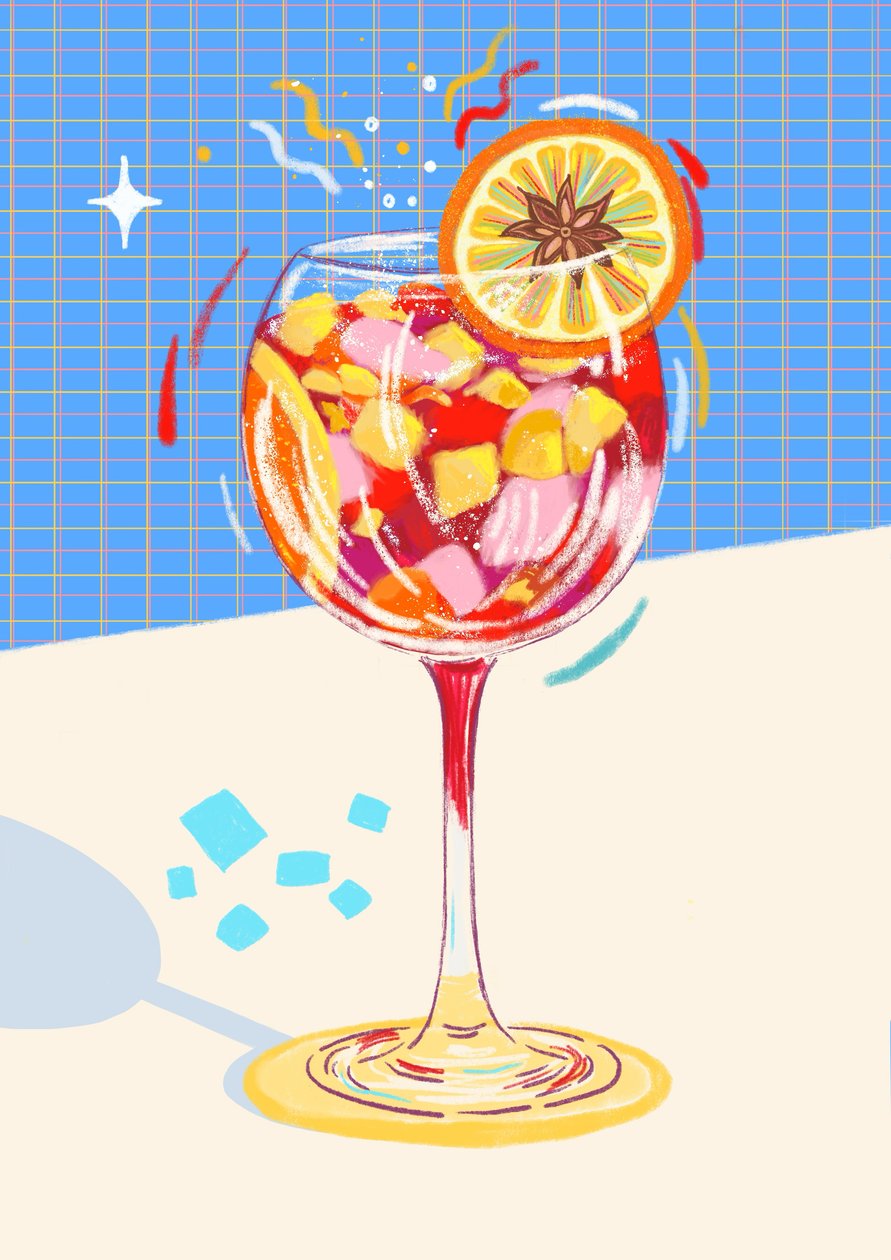 Tentación tropical, 2025 (digital) de Leona Tsiara